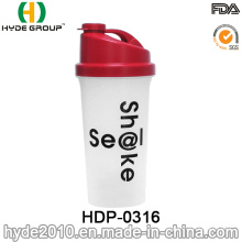 Recém Garrafa de Shaker de Proteína de Plástico PP Portátil, BPA Livre Personalizado Garrafa de Abanador de plástico (HDP-0316)